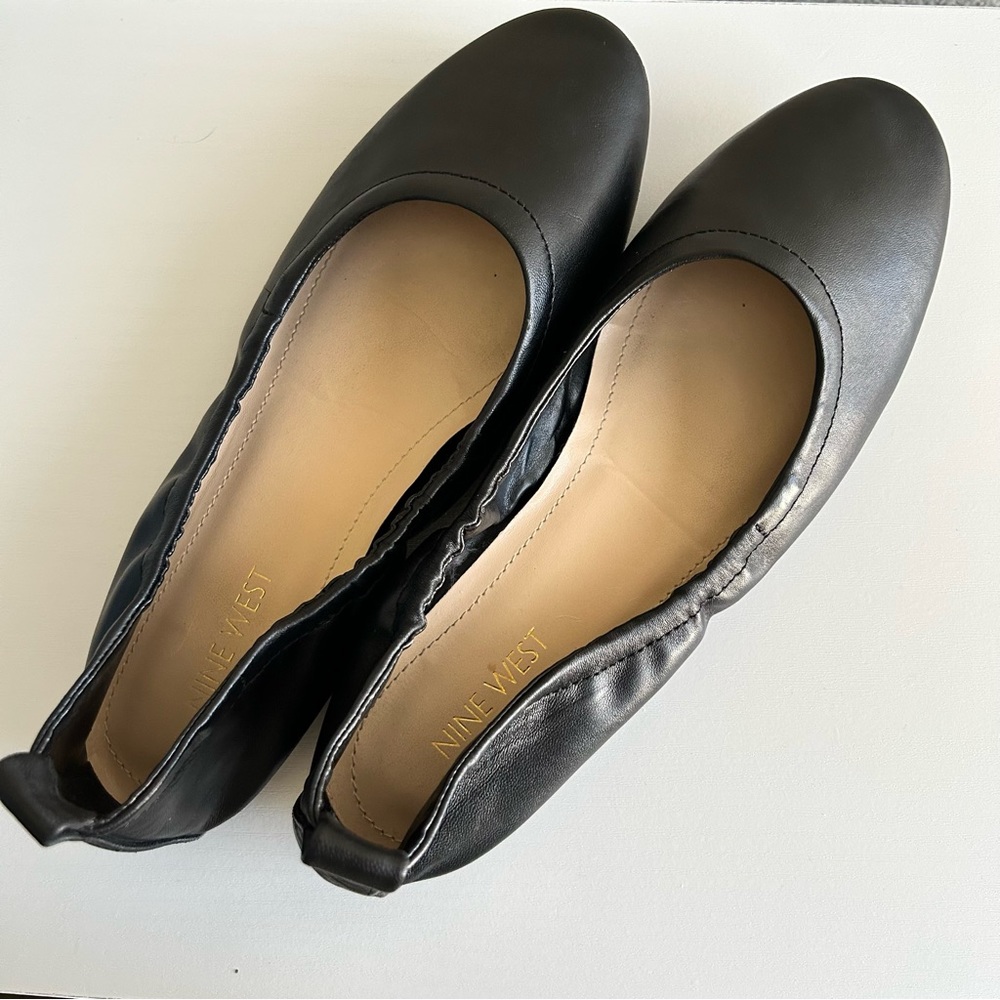 Nine West Black Flats